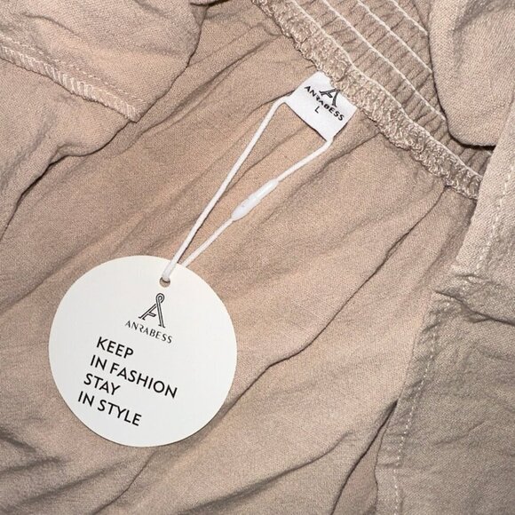 NWT Tank Tank Top Blouse Ruffle Straps Cropped Anrabess Size Large Women y2k - Picture 2 of 7